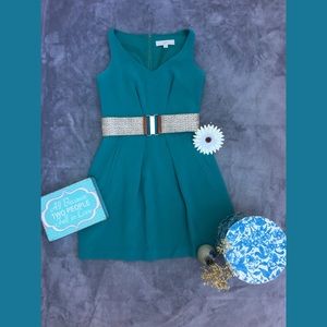LOFT dress and belts